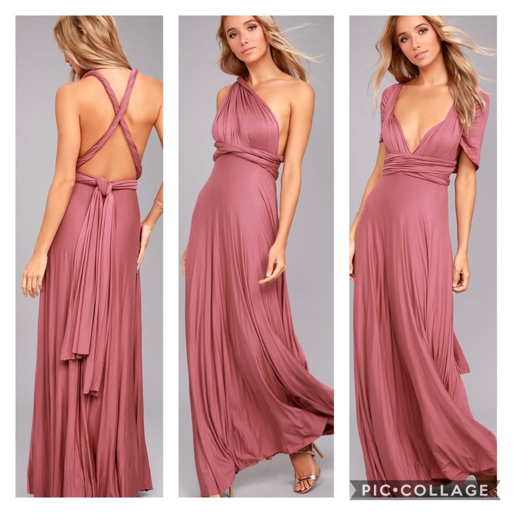 Rusty Rose Maxi Dress